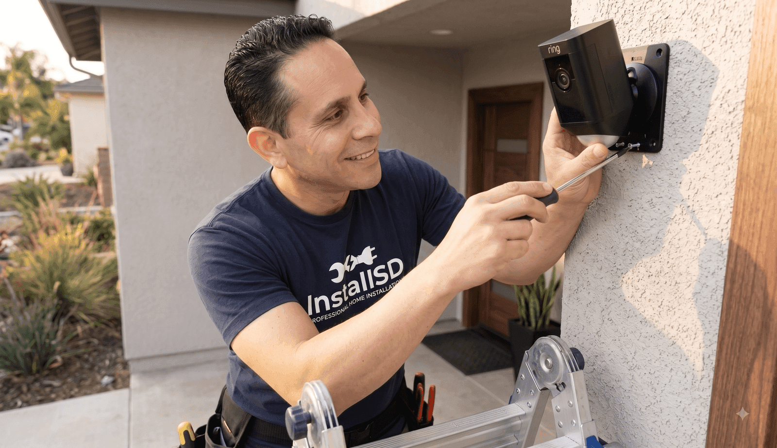Professional Ring security camera installation